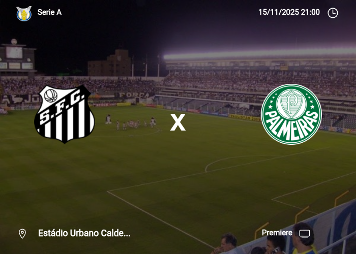 Santos x Palmeiras: Informações da partida | 15/11/2025