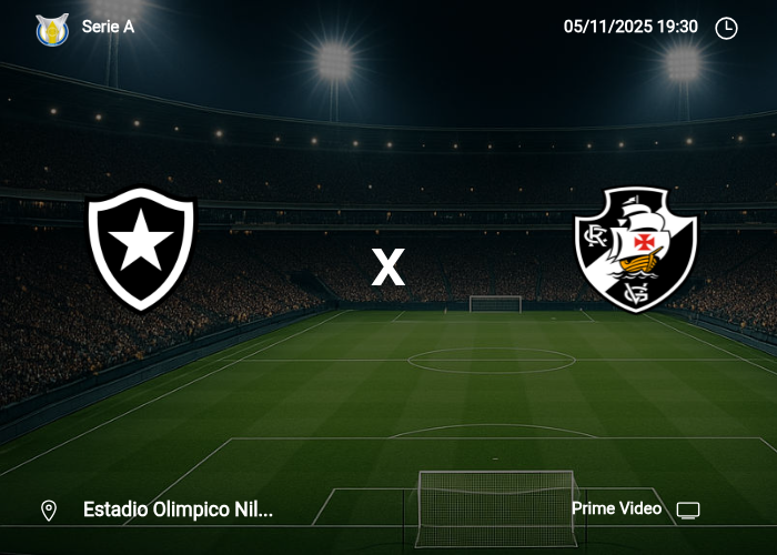 Botafogo x Vasco DA Gama: Informações da partida | 05/11/2025