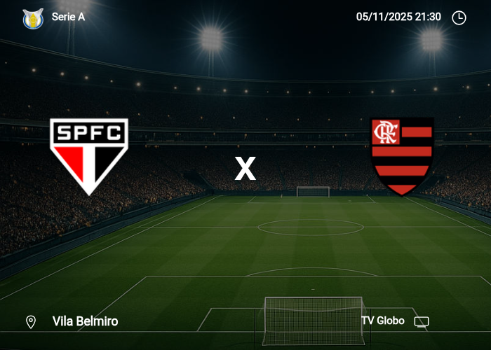Sao Paulo x Flamengo: Informações da partida | 05/11/2025