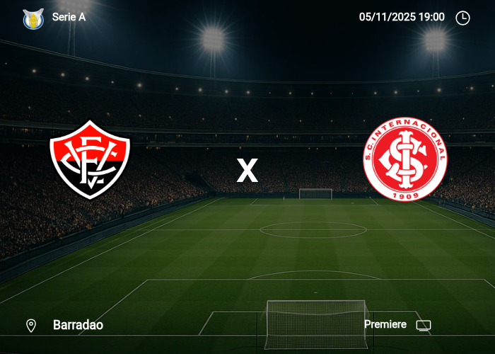 Vitoria x Internacional: Informações da partida | 05/11/2025