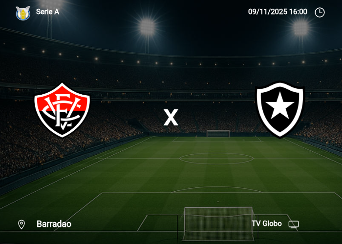 Vitoria x Botafogo: Informações da partida | 09/11/2025