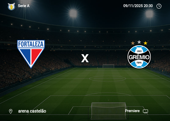 Fortaleza EC x Gremio: Informações da partida | 09/11/2025