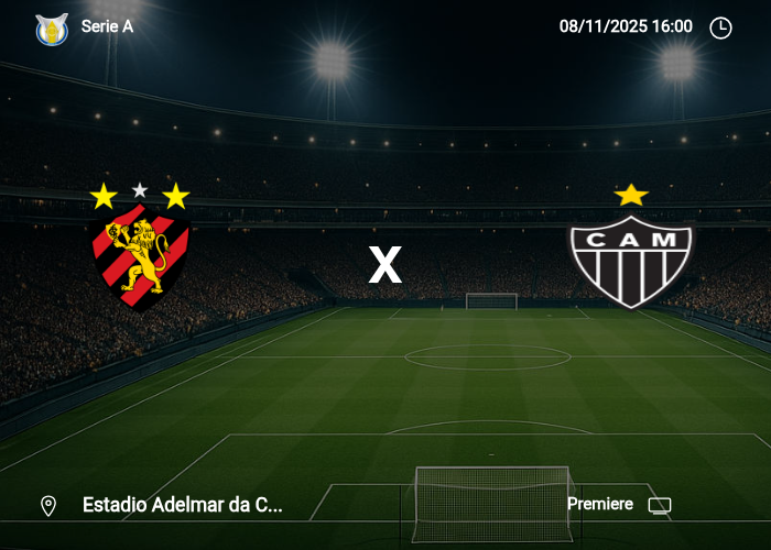 Sport Recife x Atletico-MG: Informações da partida | 08/11/2025