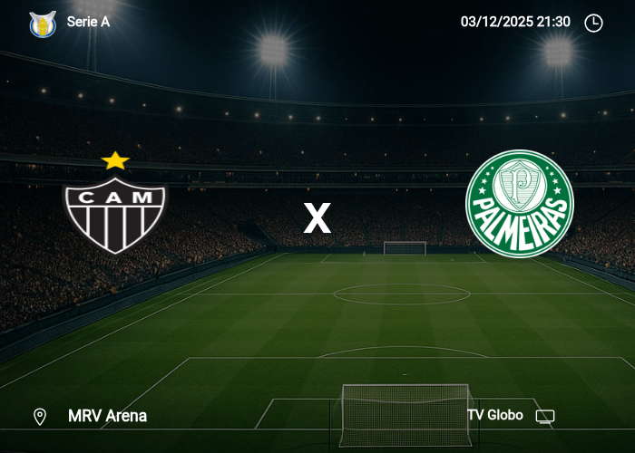 Atletico-MG x Palmeiras: Informações da partida | 03/12/2025
