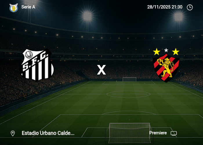 Santos x Sport Recife: Informações da partida | 28/11/2025