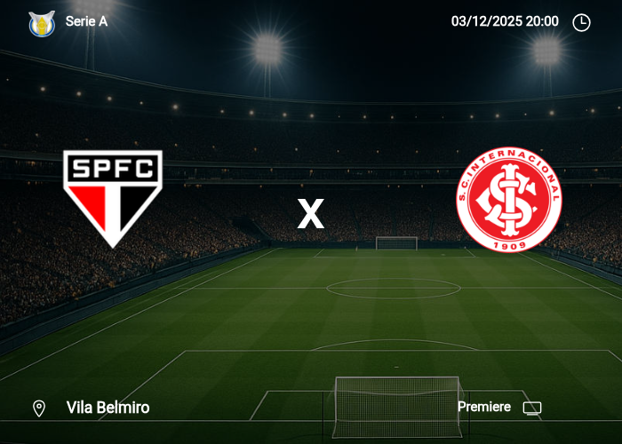 Sao Paulo x Internacional: Informações da partida | 03/12/2025