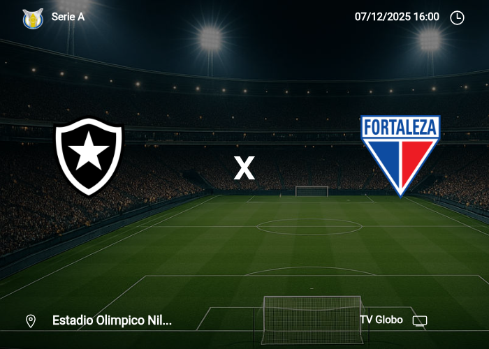Botafogo x Fortaleza EC: Informações da partida | 07/12/2025