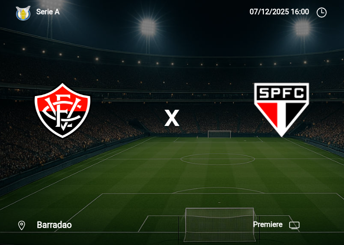 Vitoria x Sao Paulo: Informações da partida | 07/12/2025