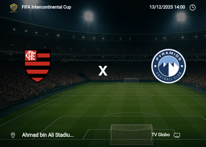 Flamengo x Pyramids FC: Informações da partida | 13/12/2025