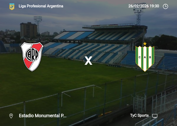River Plate vs Banfield: Información del juego | 26/02/2026