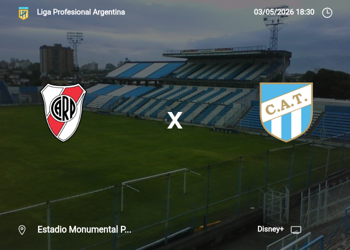 River Plate vs Atletico Tucuman: Información del juego | 03/05/2026
