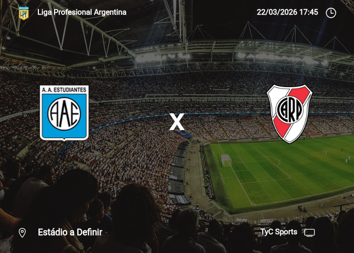 Estudiantes de Rio Cuarto vs River Plate: Información del juego | 22/03/2026