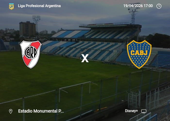 River Plate vs Boca Juniors: Información del juego | 19/04/2026