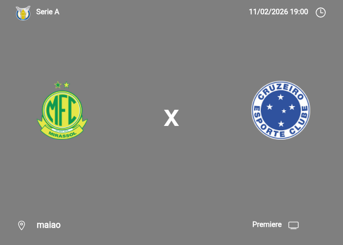 Mirassol x Cruzeiro: Informações da partida | 11/02/2026