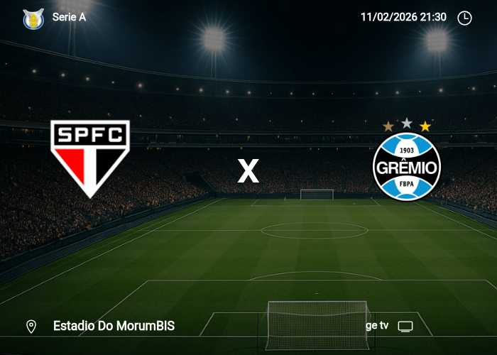 Sao Paulo x Gremio: Informações da partida | 11/02/2026