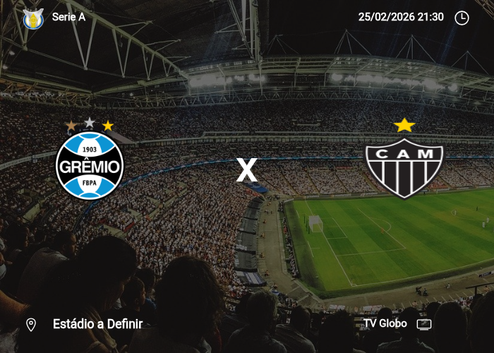 Gremio x Atletico-MG: Informações da partida | 25/02/2026