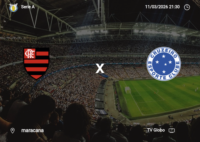 Flamengo x Cruzeiro: Informações da partida | 11/03/2026