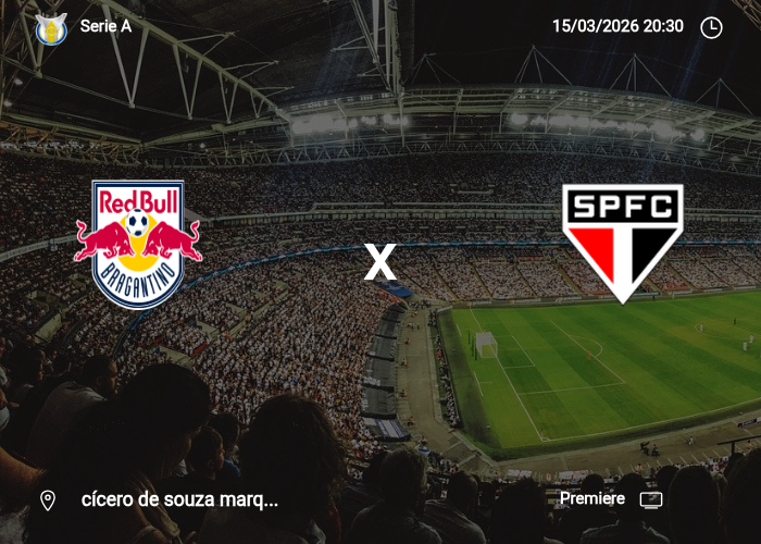 RB Bragantino x Sao Paulo: Informações da partida | 15/03/2026