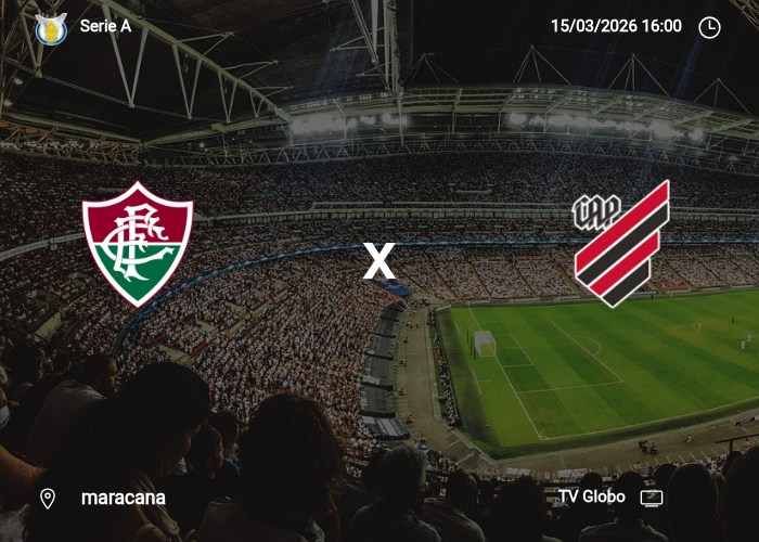 Fluminense x Atletico Paranaense: Informações da partida | 15/03/2026