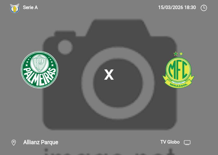 Palmeiras x Mirassol: Informações da partida | 15/03/2026