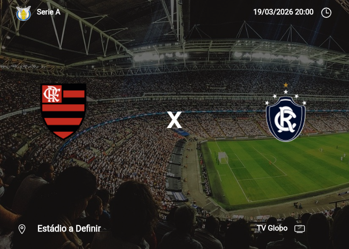 Flamengo x remo: Informações da partida | 19/03/2026