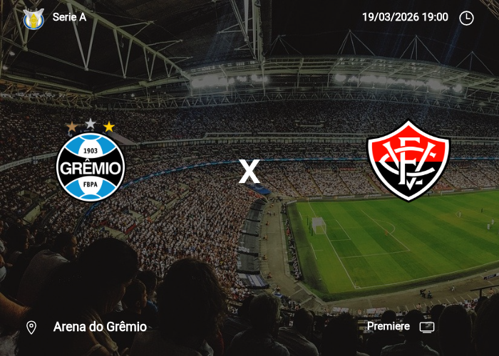 Gremio x Vitoria: Informações da partida | 19/03/2026