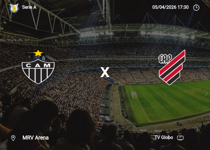 Atletico-MG x Atletico Paranaense: Informações da partida | 05/04/2026