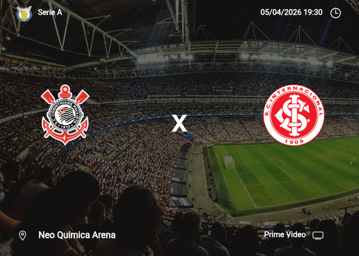 Corinthians x Internacional: Informações da partida | 05/04/2026