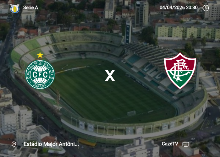 Coritiba x Fluminense: Informações da partida | 04/04/2026