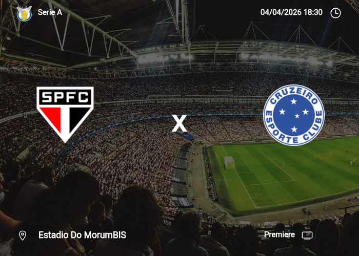 Sao Paulo x Cruzeiro: Informações da partida | 04/04/2026