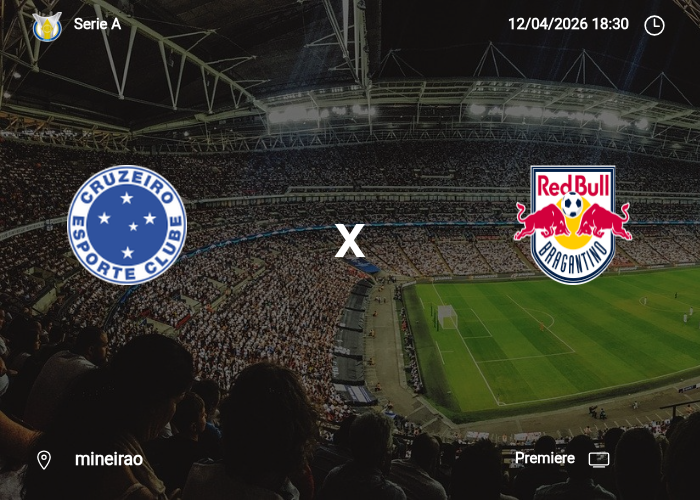 Cruzeiro x RB Bragantino: Informações da partida | 12/04/2026