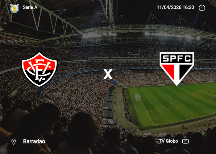 Vitoria x Sao Paulo: Informações da partida | 11/04/2026