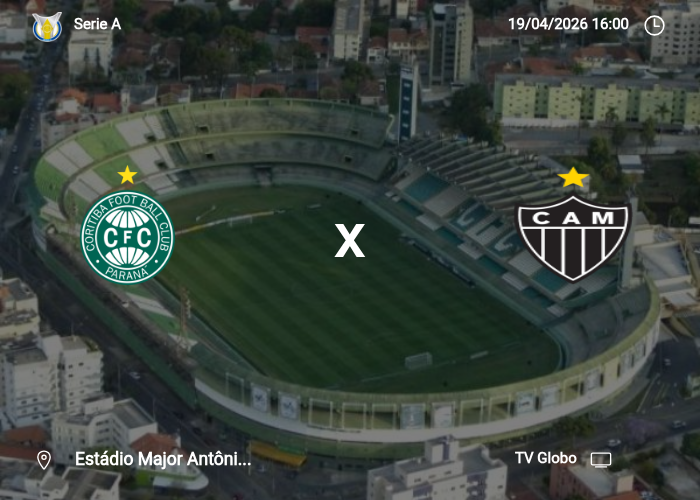 Coritiba x Atletico-MG: Informações da partida | 19/04/2026