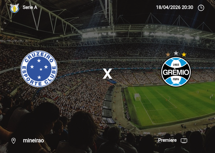 Cruzeiro x Gremio: Informações da partida | 18/04/2026