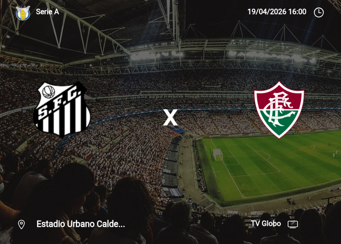 Santos x Fluminense: Informações da partida | 19/04/2026
