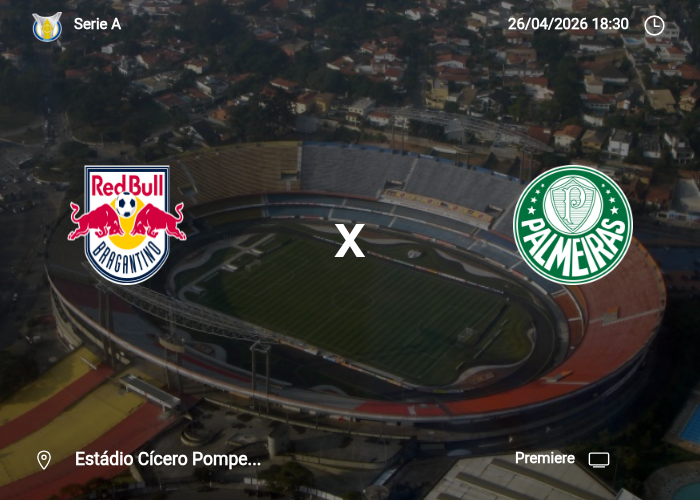 RB Bragantino x Palmeiras: Informações da partida | 26/04/2026