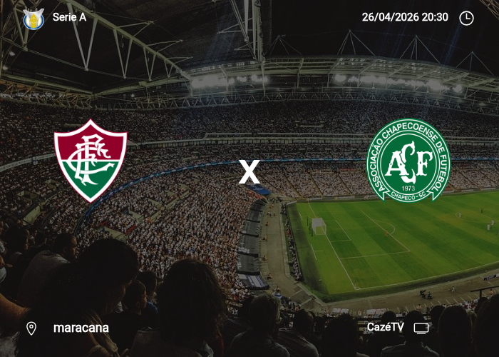Fluminense x Chapecoense-sc: Informações da partida | 26/04/2026