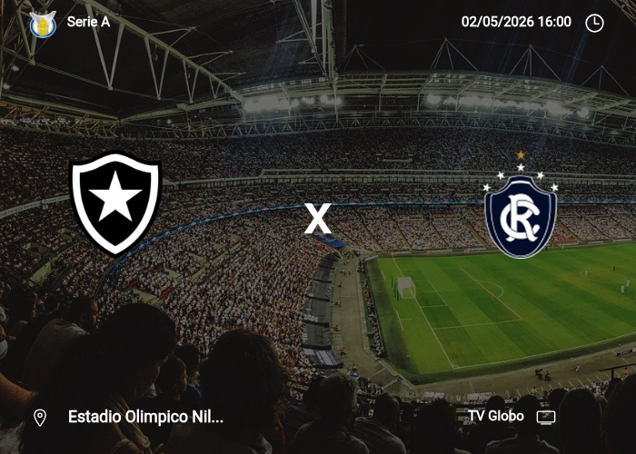 Botafogo x remo: Informações da partida | 02/05/2026