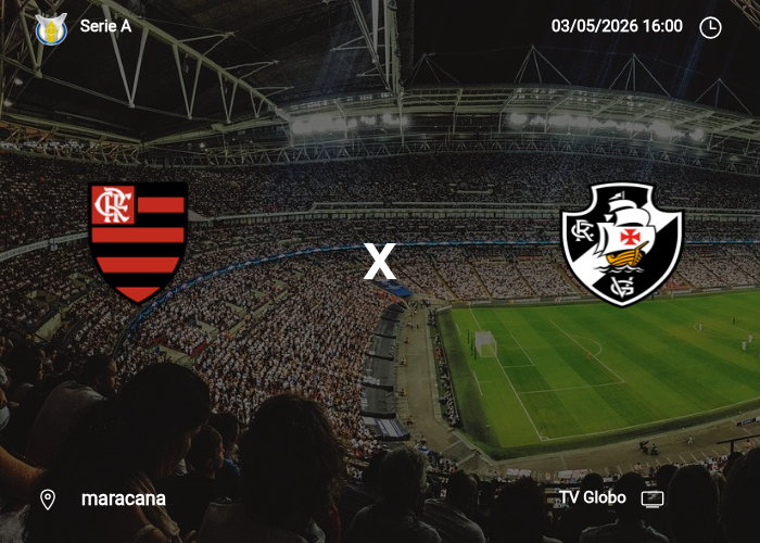 Flamengo x Vasco DA Gama: Informações da partida | 03/05/2026