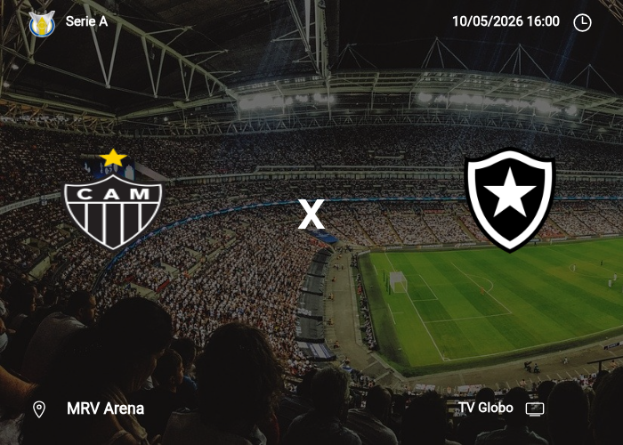 Atletico-MG x Botafogo: Informações da partida | 10/05/2026