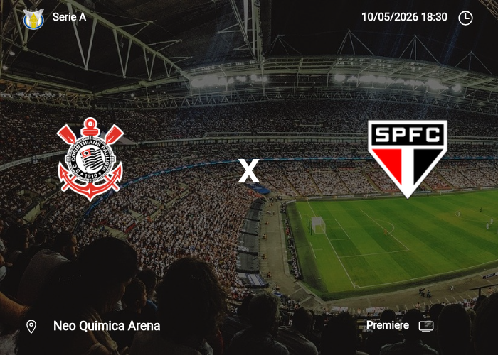 Corinthians x Sao Paulo: Informações da partida | 10/05/2026