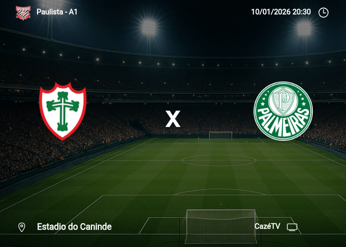 Portuguesa x Palmeiras: Informações da partida | 10/01/2026