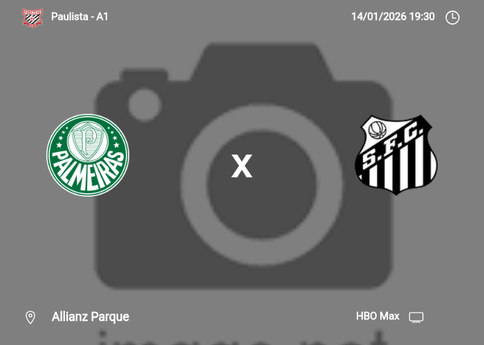 Palmeiras x Santos: Informações da partida | 14/01/2026