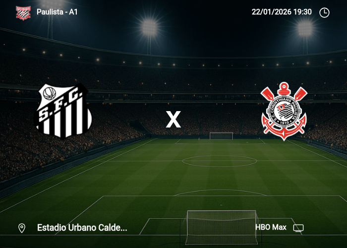 Santos x Corinthians: Informações da partida | 22/01/2026
