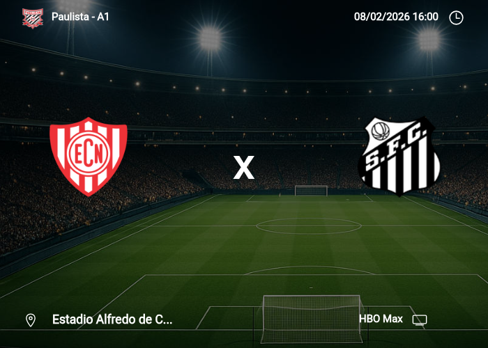 Noroeste x Santos: Informações da partida | 08/02/2026