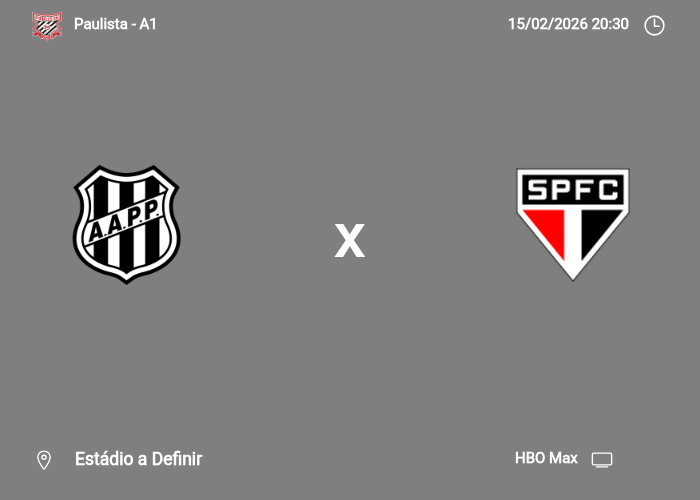 Ponte Preta x Sao Paulo: Informações da partida | 15/02/2026