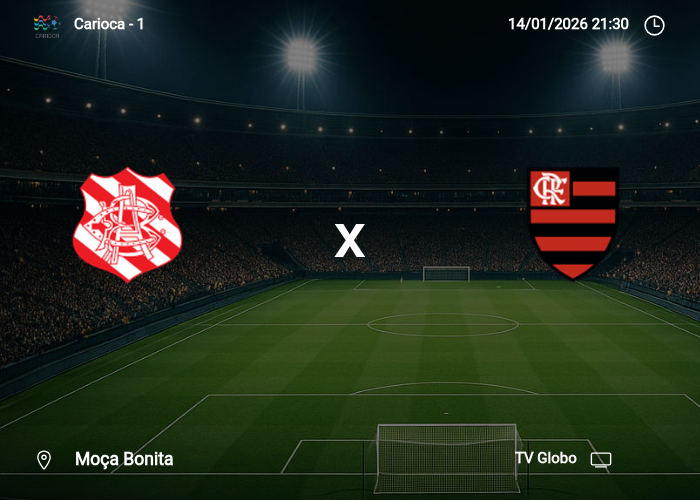 Bangu x Flamengo: Informações da partida | 14/01/2026