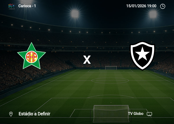 Portuguesa RJ x Botafogo: Informações da partida | 15/01/2026