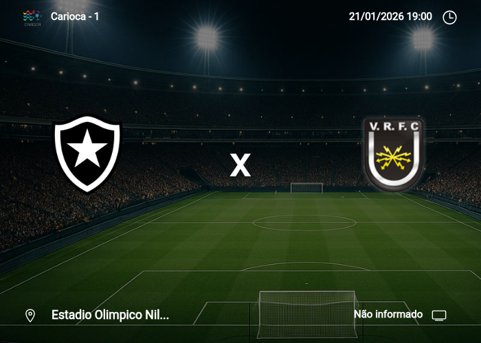Botafogo x Volta Redonda: Informações da partida | 21/01/2026