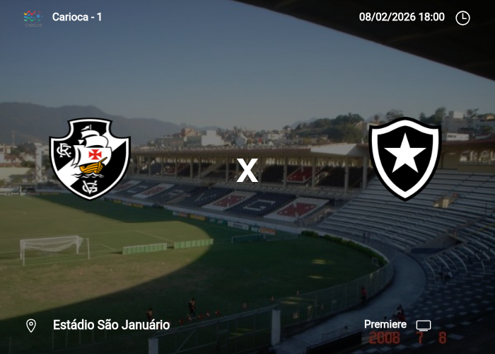 Vasco DA Gama x Botafogo: Informações da partida | 08/02/2026